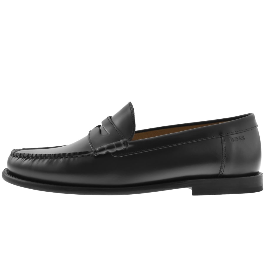 Image number 1 for BOSS Tevan Mocc Loafer Shoes Black