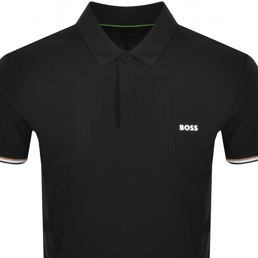 Image number 2 for BOSS PL GOC Chip Polo T Shirt Black