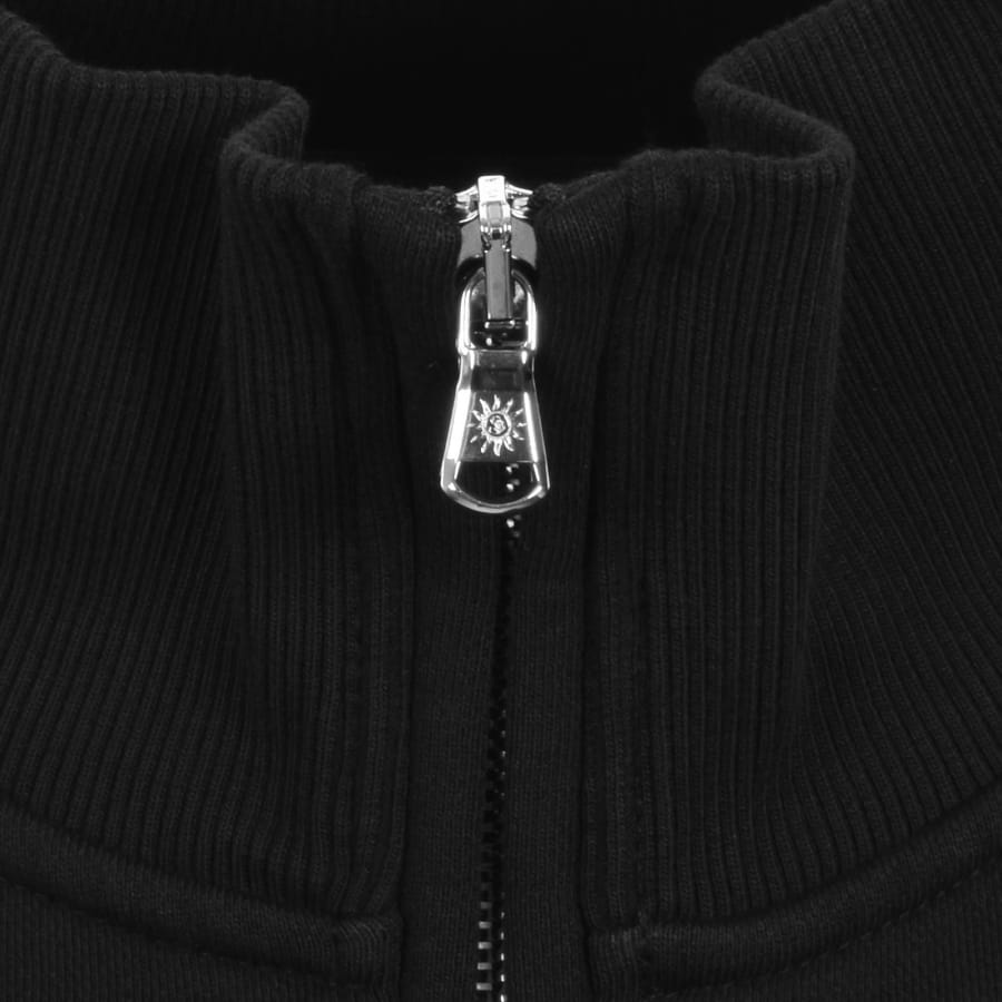 Image number 5 for Sandbanks Quarter Zip Sweatshirt Black