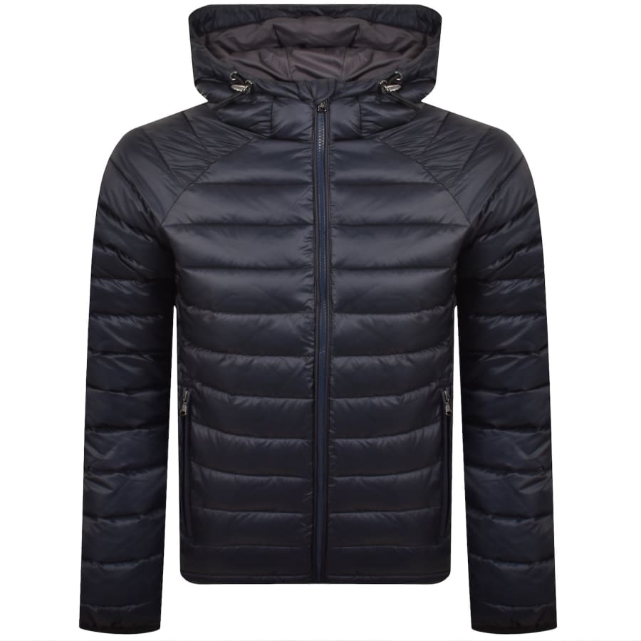 Image number 2 for Sandbanks Puffer Jacket Navy
