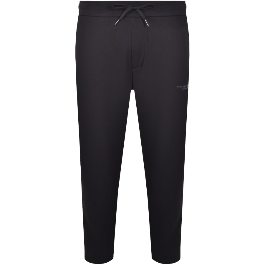 Image number 3 for Armani Exchange Logo Tracksuit Navy