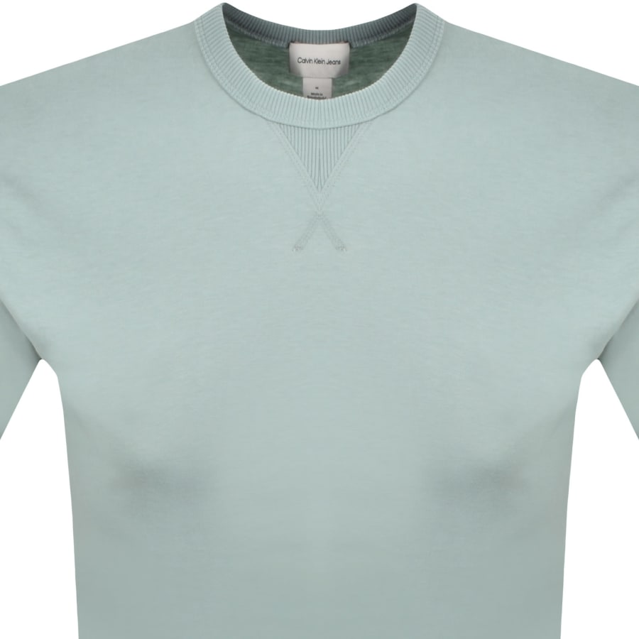 Image number 3 for Calvin Klein Jeans Badge T Shirt Blue