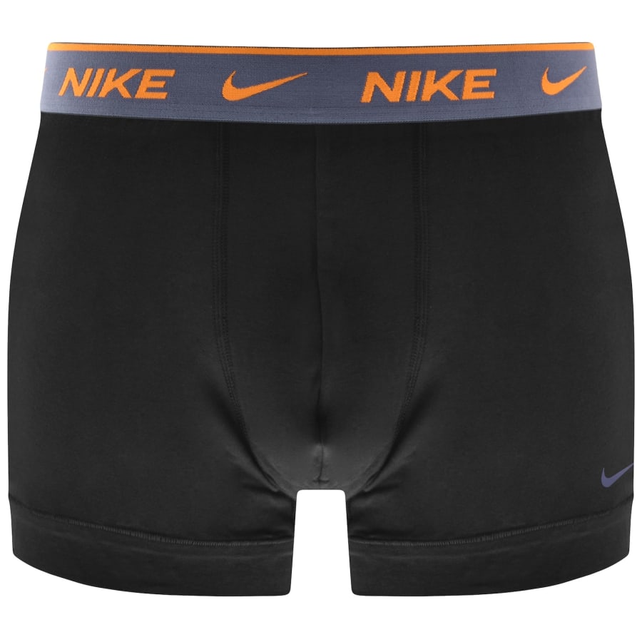 Image number 3 for Nike 3 Pack Everyday Trunks Black