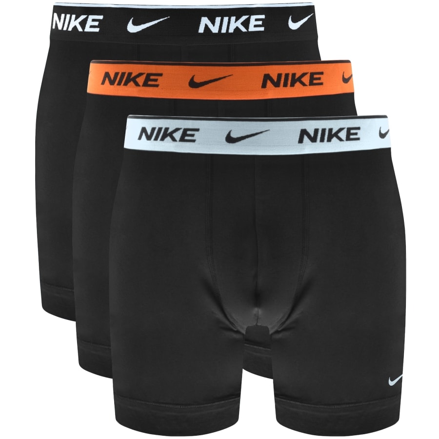 Image number 1 for Nike 3 Pack Everyday Boxer Briefs Black