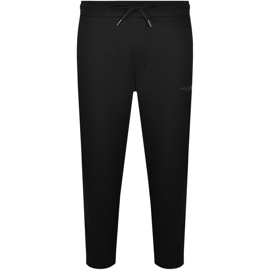 Image number 3 for Armani Exchange Logo Tracksuit Black
