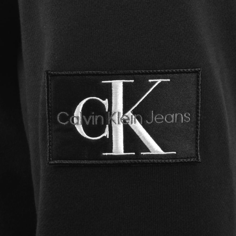 Image number 4 for Calvin Klein Jeans Badge Hoodie Black