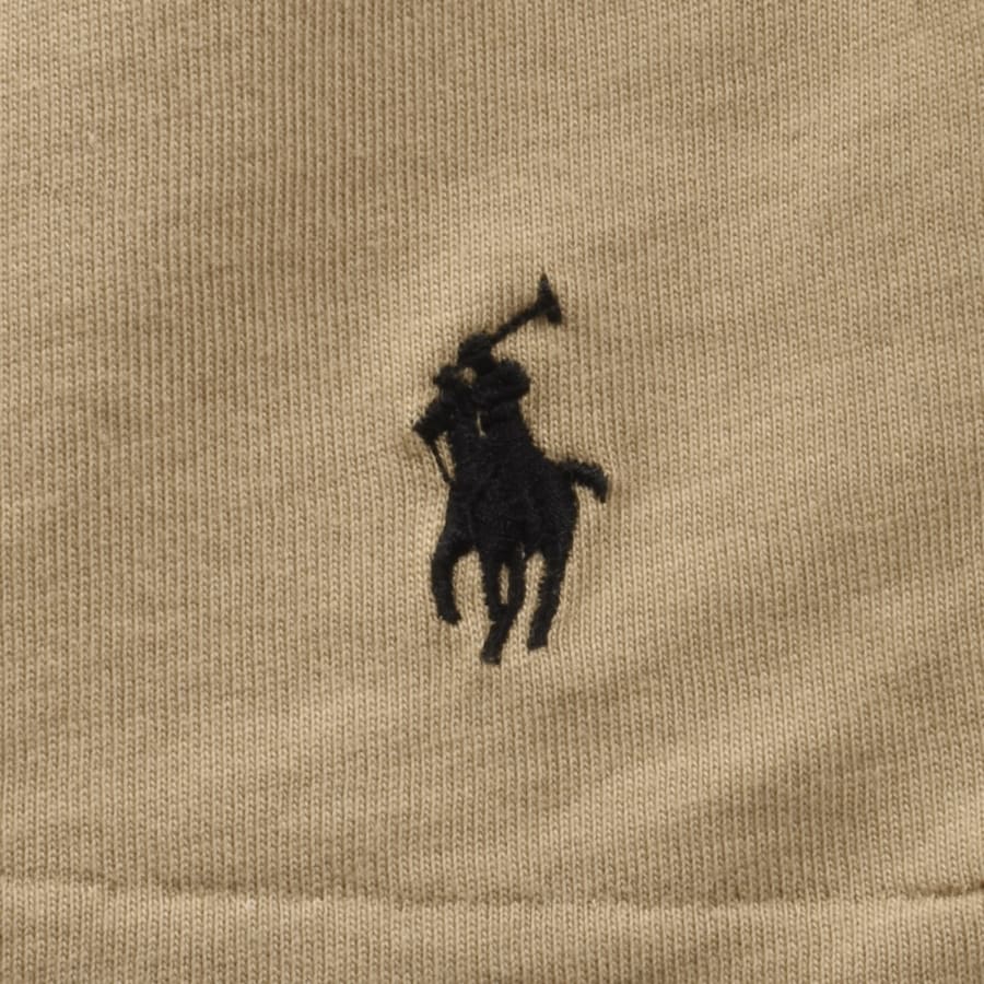 Image number 4 for Ralph Lauren Logo Crew Neck T Shirt Brown