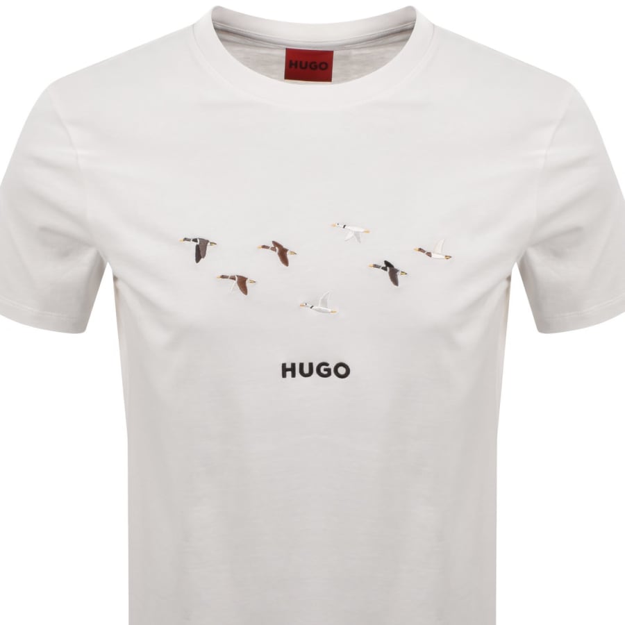 Image number 2 for HUGO Dugolini T Shirt Off White