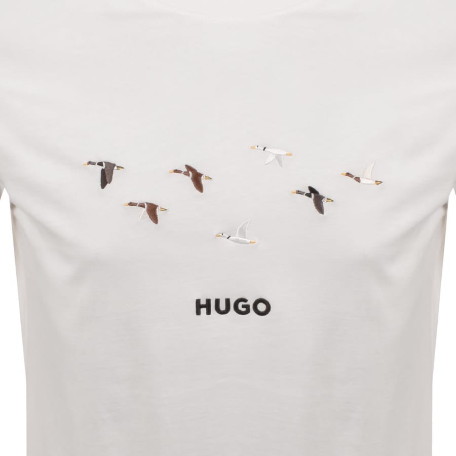 Image number 3 for HUGO Dugolini T Shirt Off White