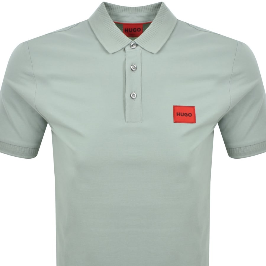 Image number 2 for HUGO Dereso 222 Polo T Shirt Green