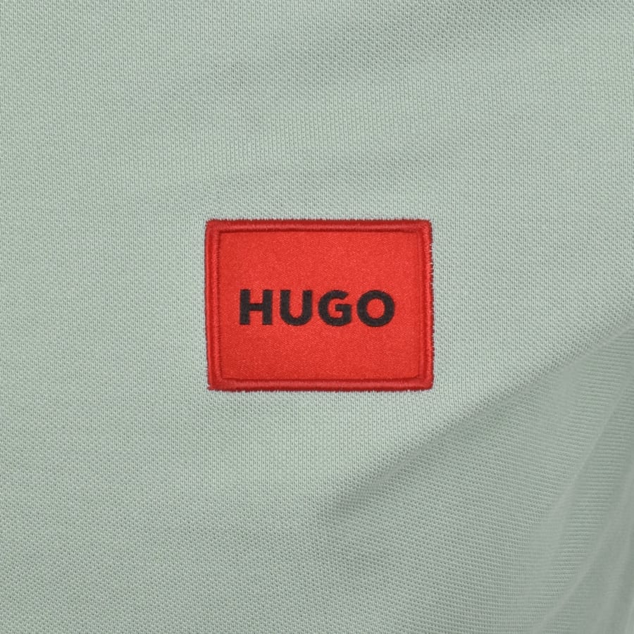 Image number 3 for HUGO Dereso 222 Polo T Shirt Green