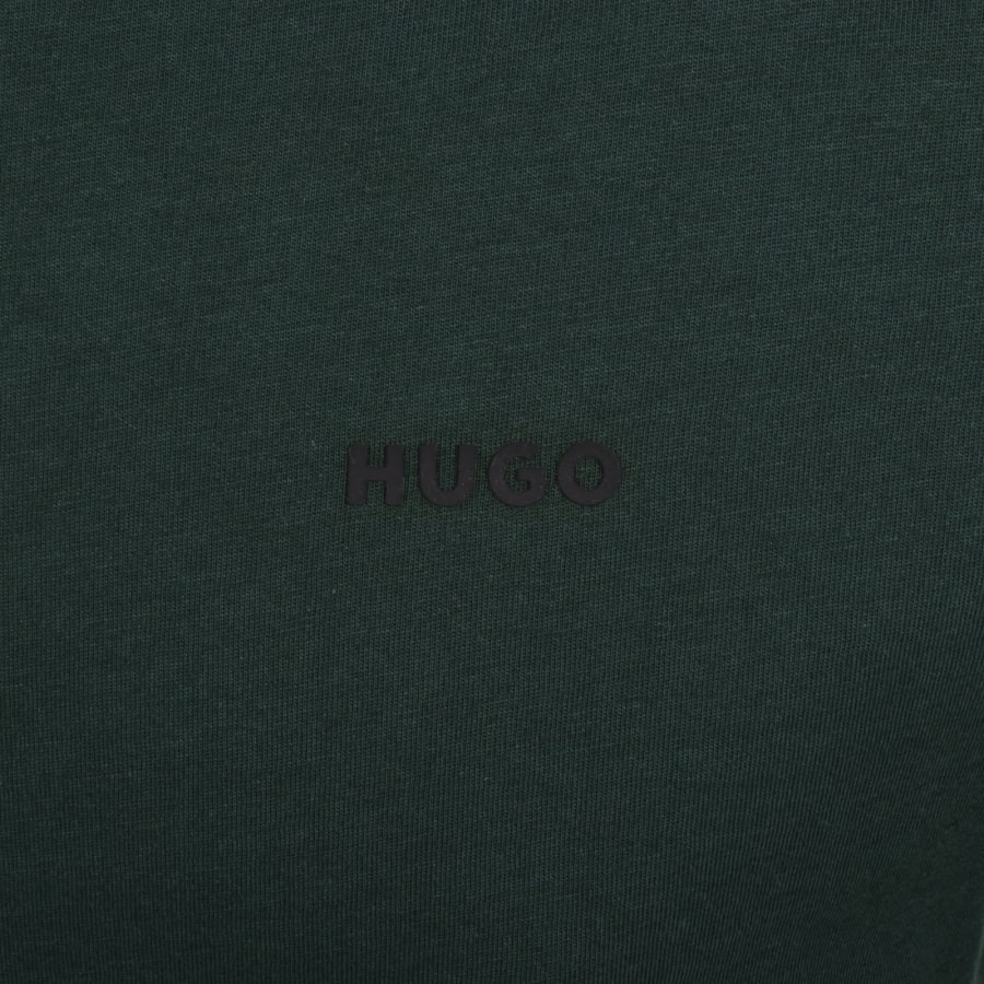 Image number 3 for HUGO Dero222 T Shirt Green