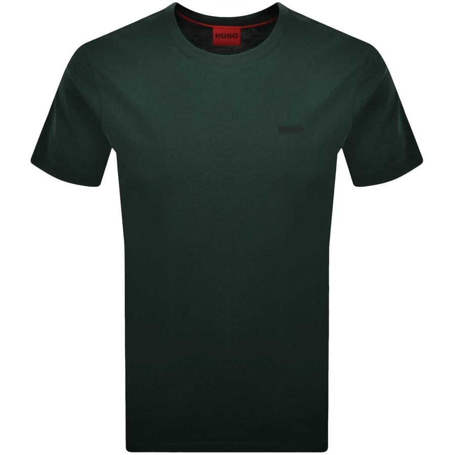 Image number 1 for HUGO Dero222 T Shirt Green