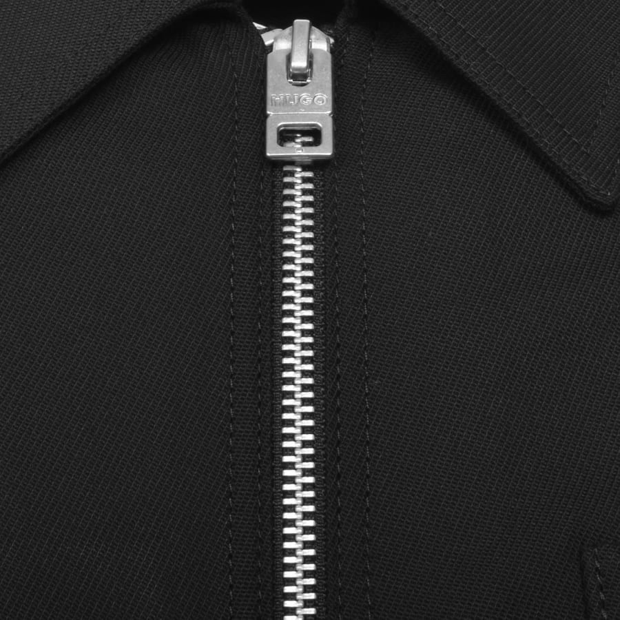 Image number 3 for HUGO Enasoz Overshirt Jacket Black