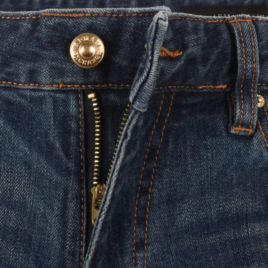 Image number 5 for Armani Exchange Comfort Slim Fit Jeans Blue