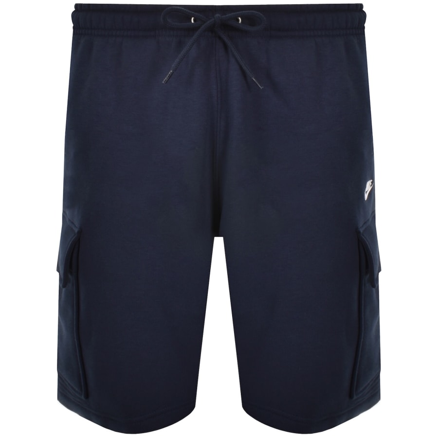 Image number 1 for Nike Club Logo Cargo Shorts Navy