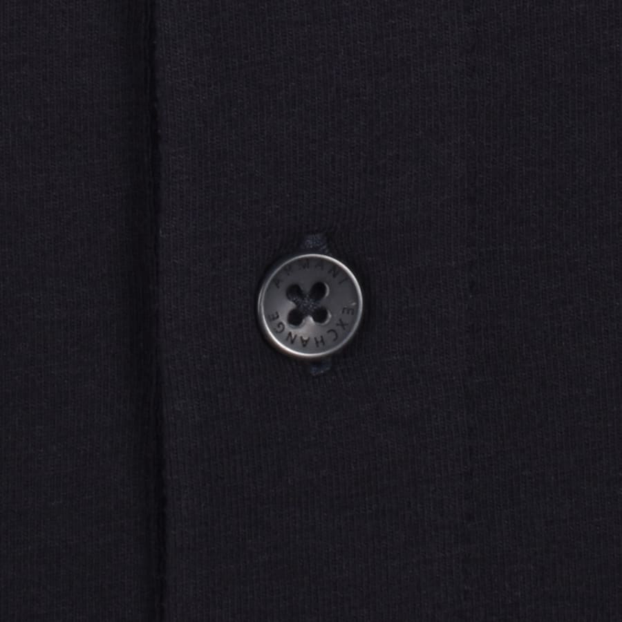 Image number 4 for Armani Exchange Polo T Shirt Deep Navy