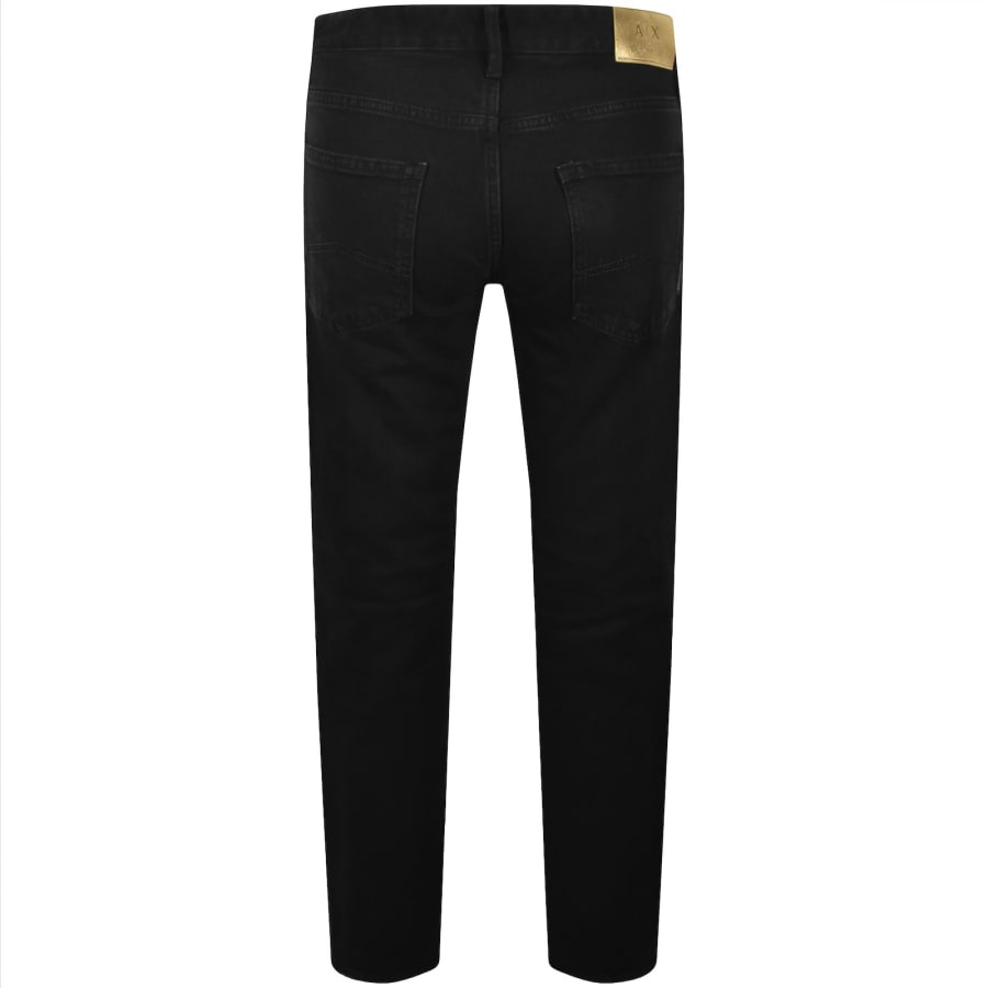 Image number 3 for Armani Exchange J14 Slim Fit Jeans Black