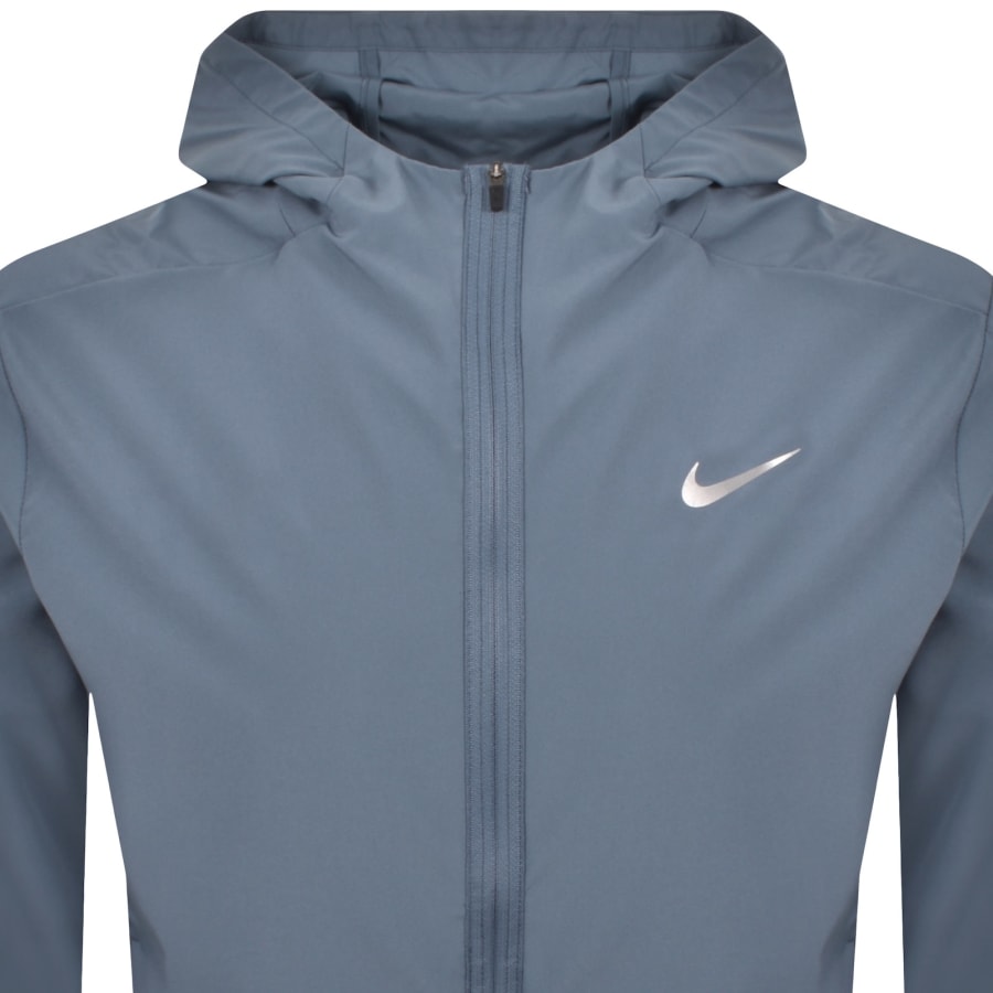 Image number 2 for Nike Training Hooded Fitness Jacket Blue