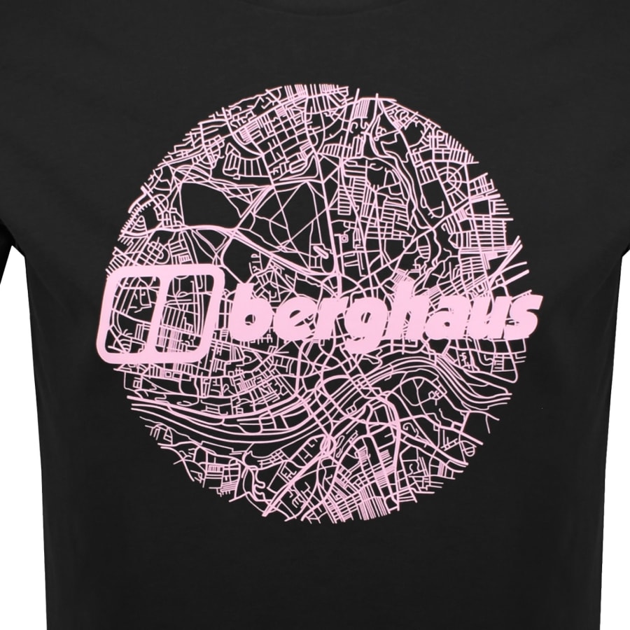 Image number 3 for Berghaus Map Of The Moon T Shirt Black
