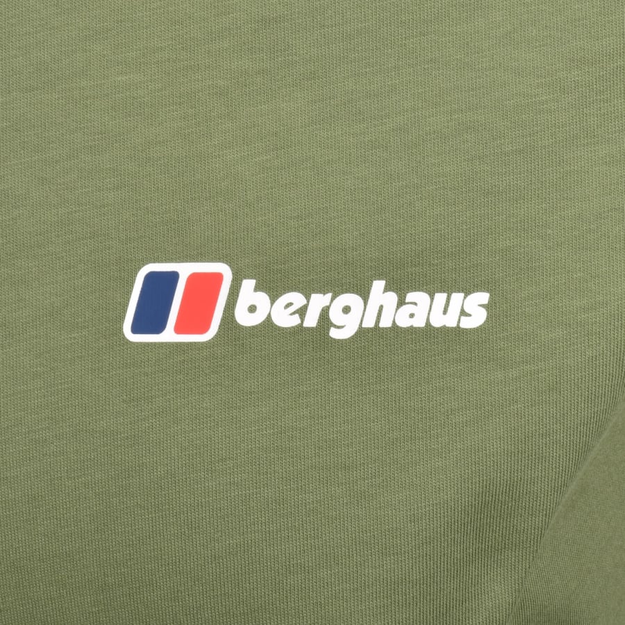 Image number 3 for Berghaus Classic Logo T Shirt Green
