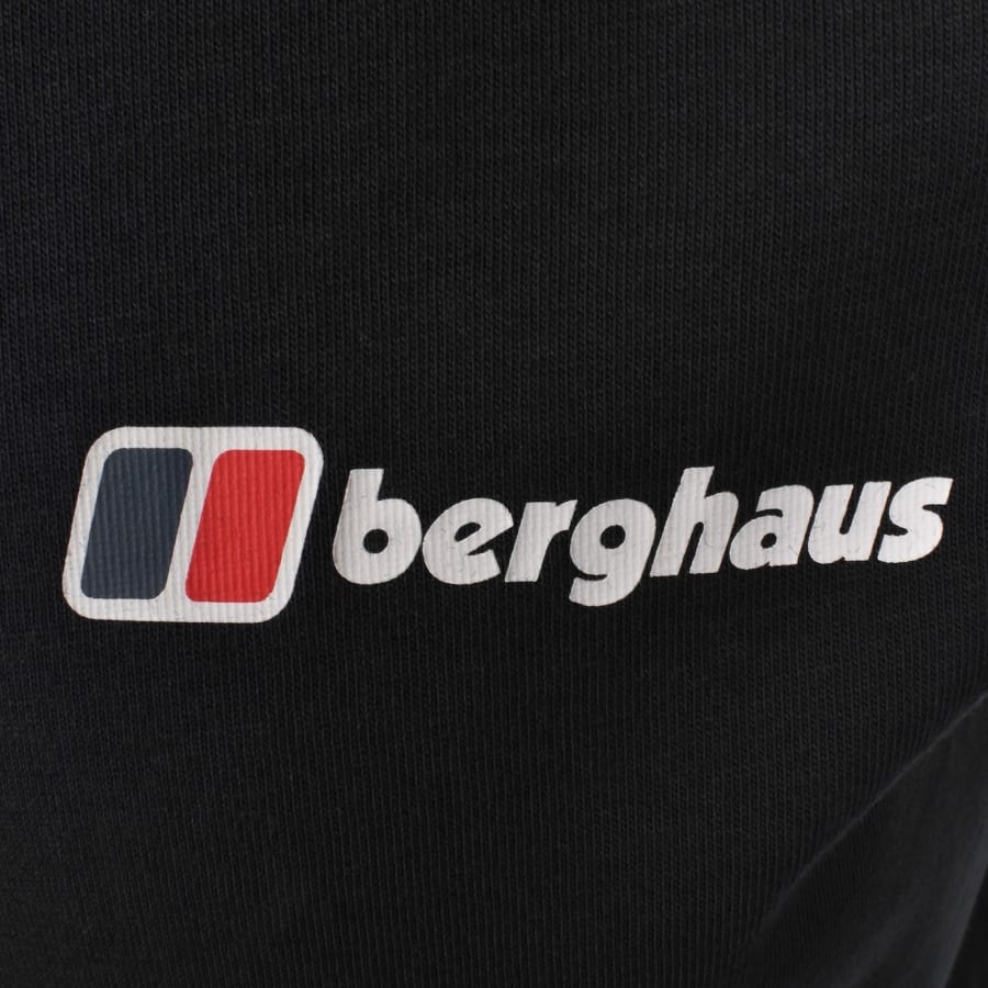 Image number 4 for Berghaus Front And Back Logo T Shirt Black