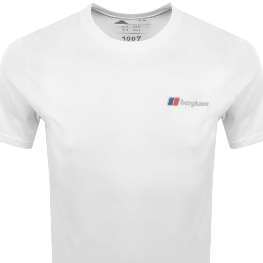 Image number 2 for Berghaus Classic Logo T Shirt White