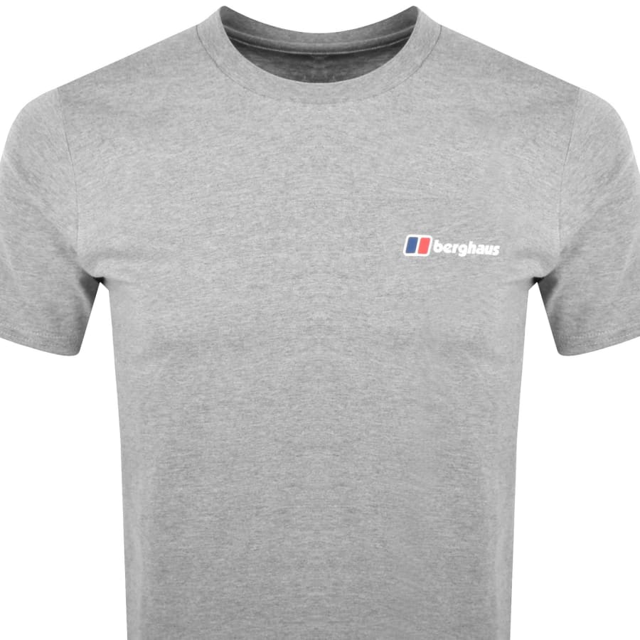 Image number 2 for Berghaus Classic Logo T Shirt Grey