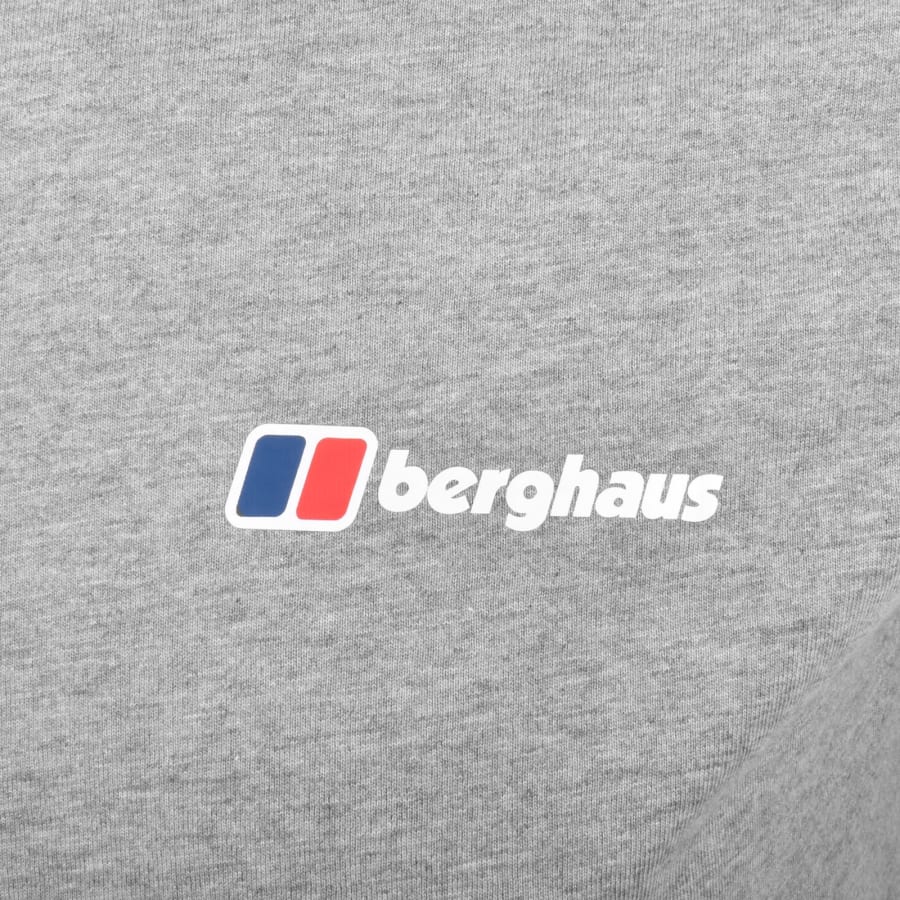 Image number 3 for Berghaus Classic Logo T Shirt Grey