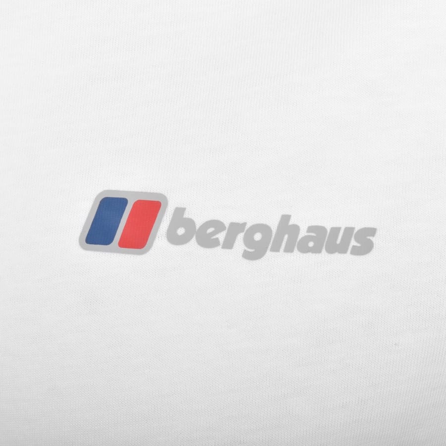 Image number 4 for Berghaus Front And Back Logo T Shirt White