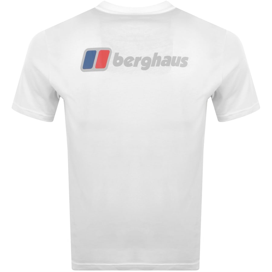 Image number 5 for Berghaus Front And Back Logo T Shirt White