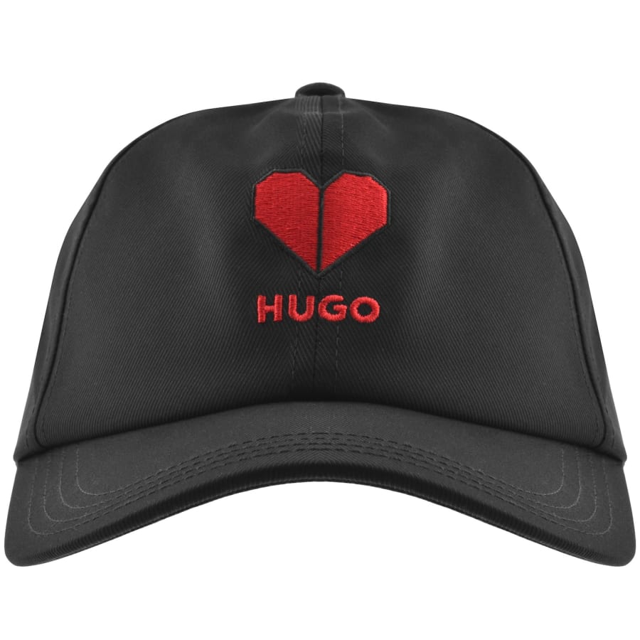Image number 1 for HUGO Mett Valentine Cap Black