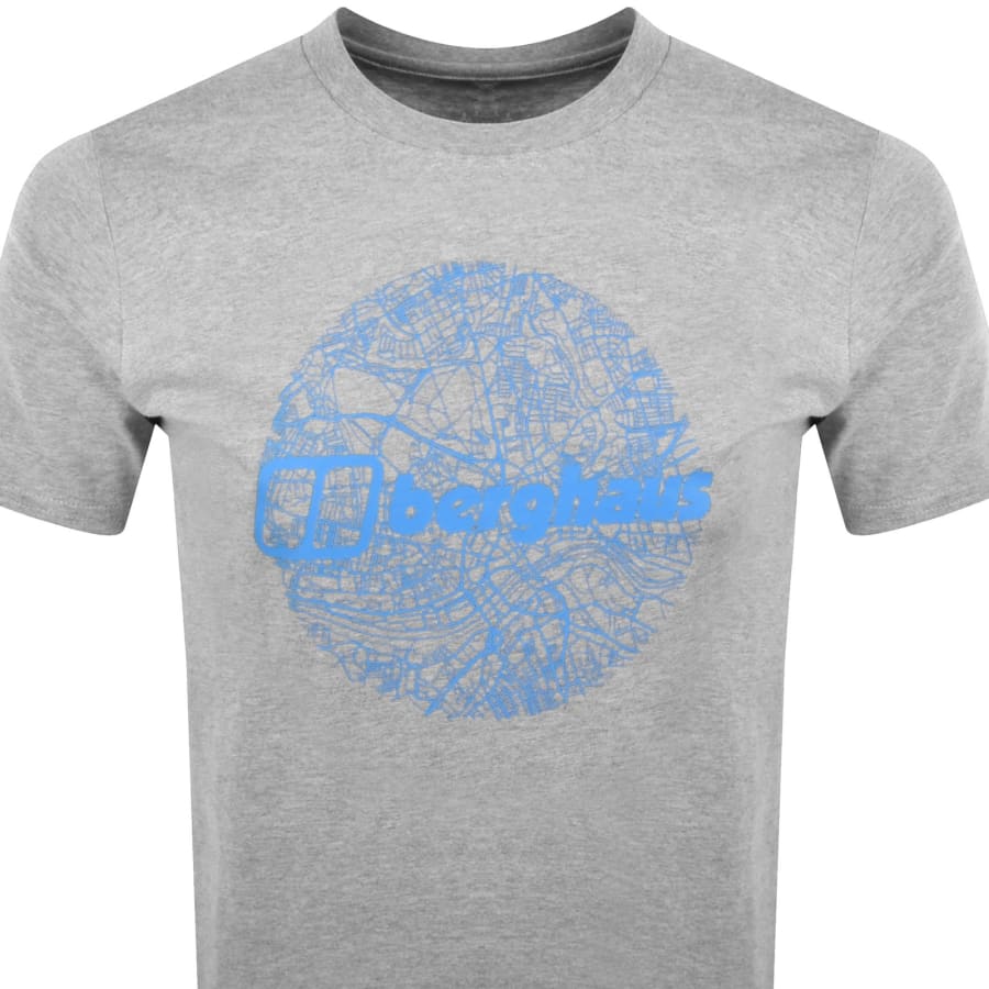 Image number 2 for Berghaus Map Of The Moon T Shirt Grey