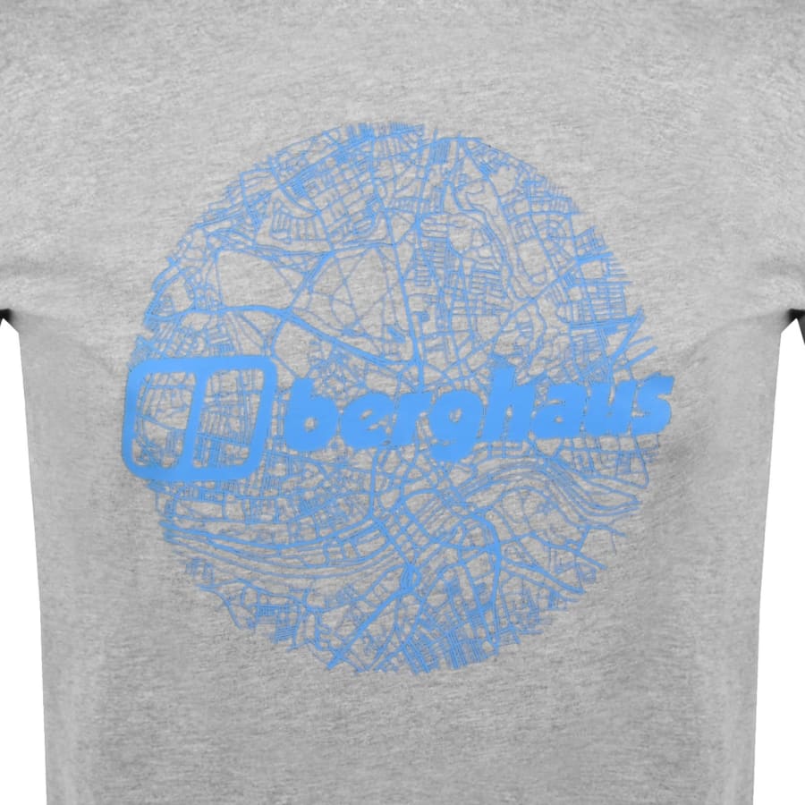 Image number 3 for Berghaus Map Of The Moon T Shirt Grey