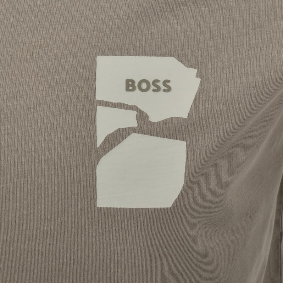 Image number 3 for BOSS Te Sculpture T Shirt Green