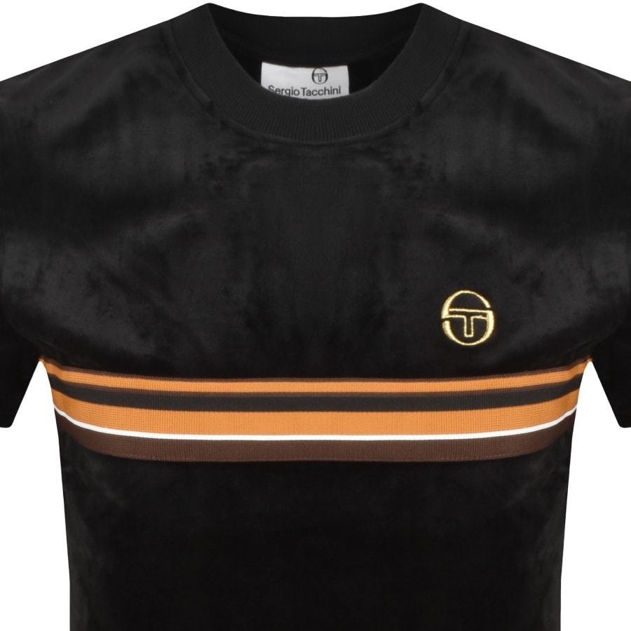 Image number 2 for Sergio Tacchini Ayme T Shirt Black