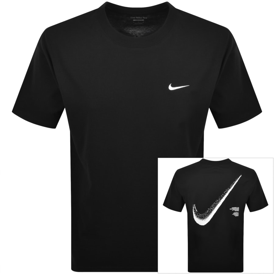 Image number 1 for Nike Hyverse GFX T Shirt Black