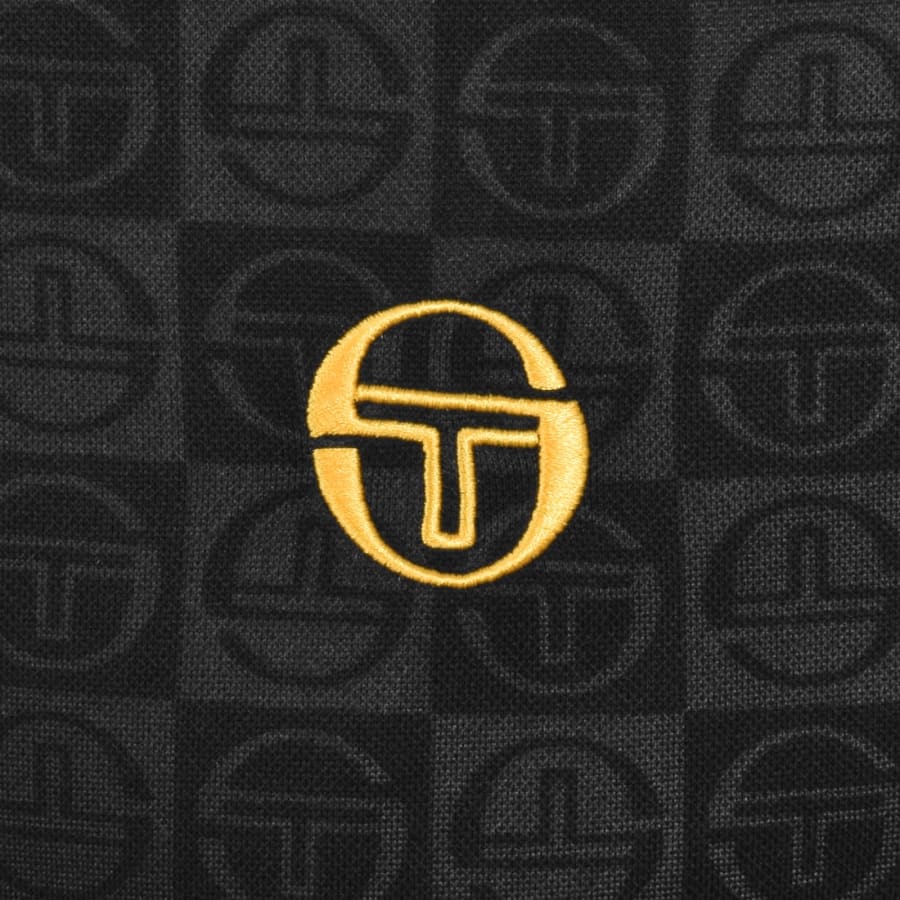 Image number 3 for Sergio Tacchini Santoro Track Top Black