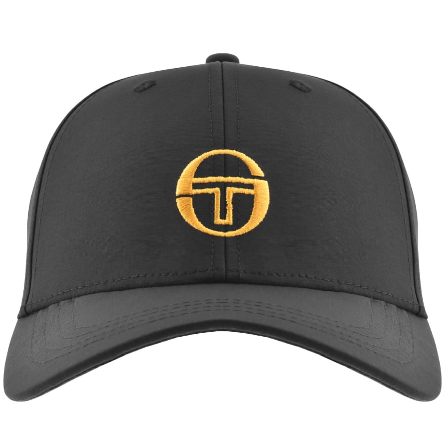 Image number 1 for Sergio Tacchini Logo Cap Black
