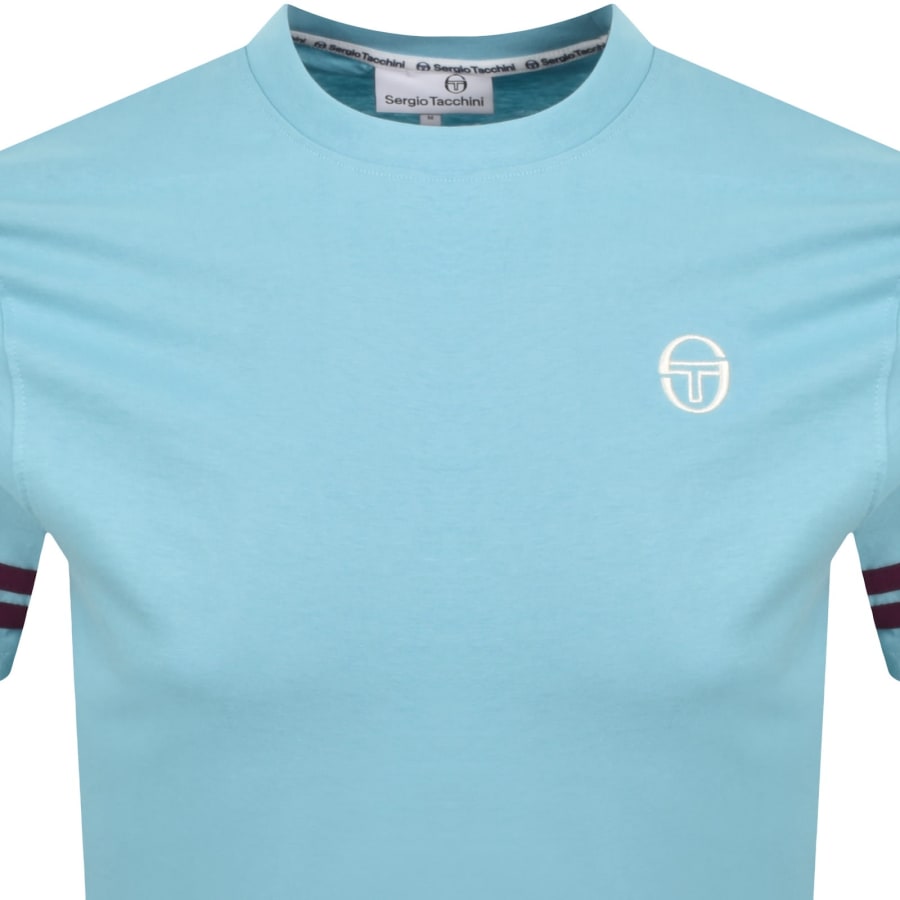 Image number 2 for Sergio Tacchini Grello T Shirt Milky Blue