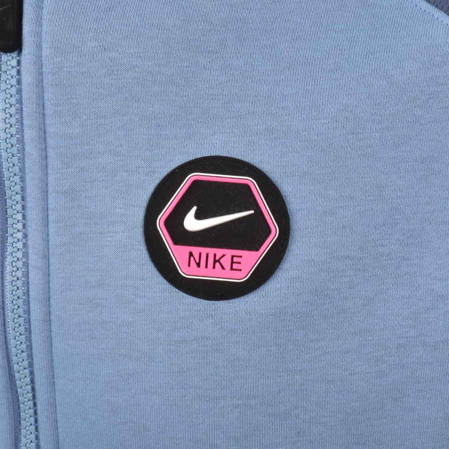 Image number 3 for Nike Full Zip Hoodie Blue
