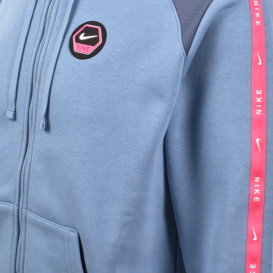 Image number 4 for Nike Full Zip Hoodie Blue