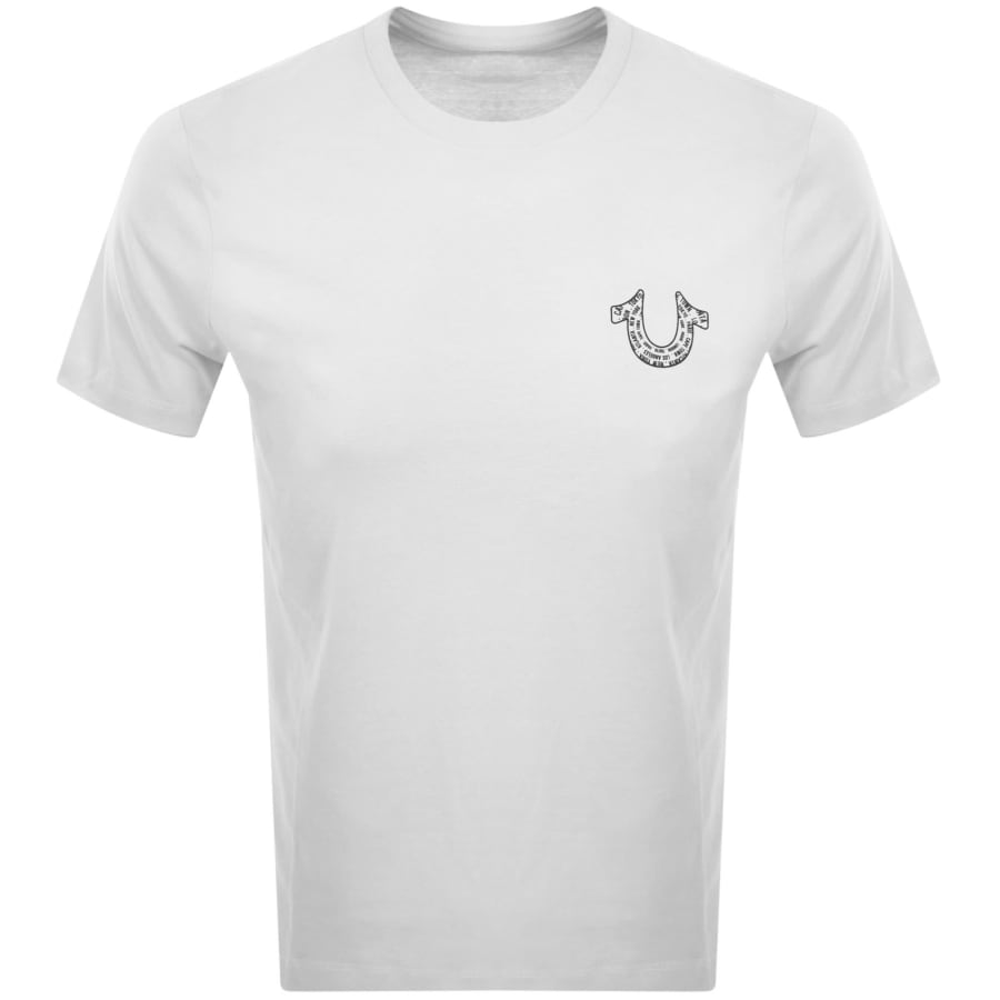 Image number 2 for True Religion Spiral T Shirt White