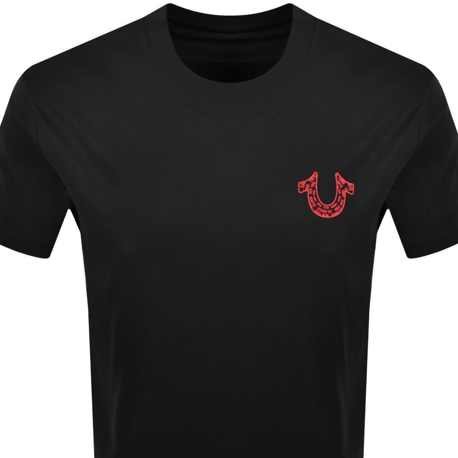 Image number 3 for True Religion Spiral T Shirt Black