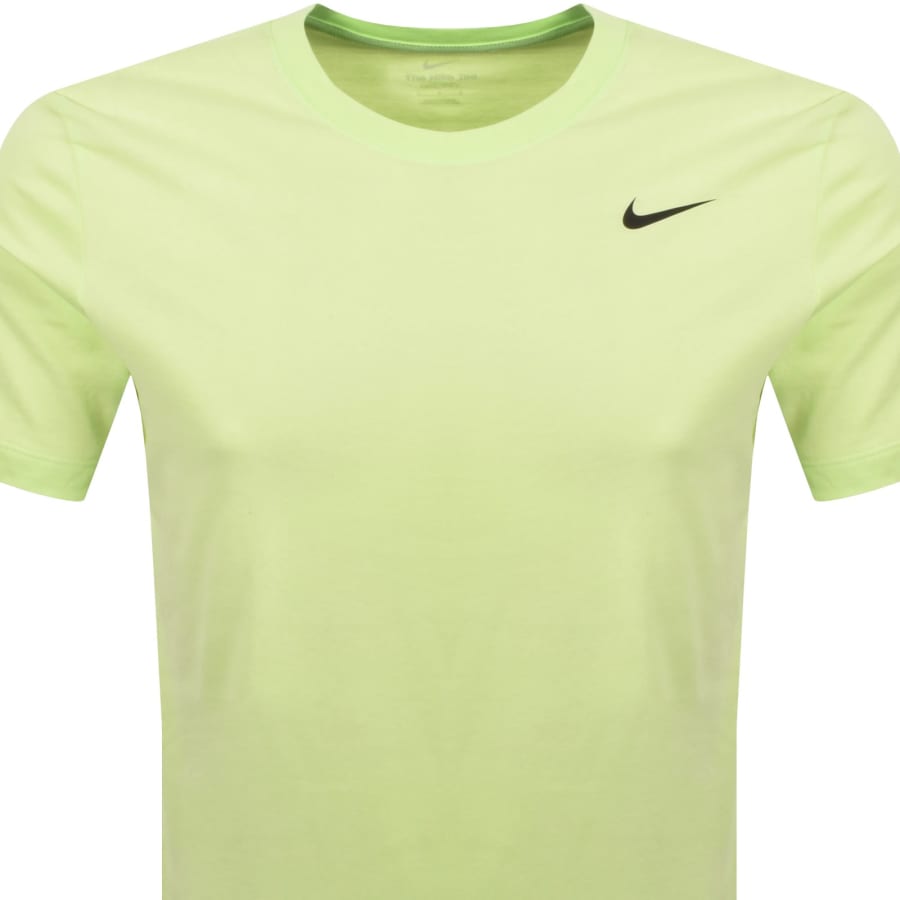 Image number 2 for Nike Training Dri Fit Logo T Shirt Green