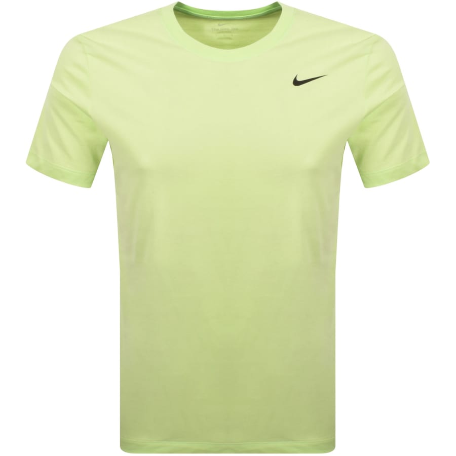 Image number 1 for Nike Training Dri Fit Logo T Shirt Green