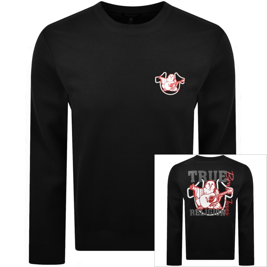 Image number 1 for True Religion Bold Sweatshirt Black