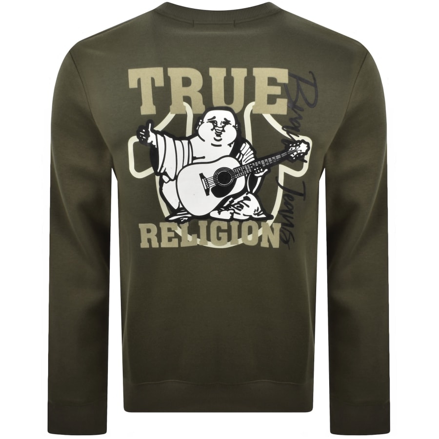 Image number 5 for True Religion Bold Sweatshirt Green