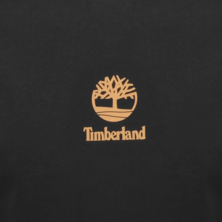 Image number 3 for Timberland Print Stack Logo T Shirt Black
