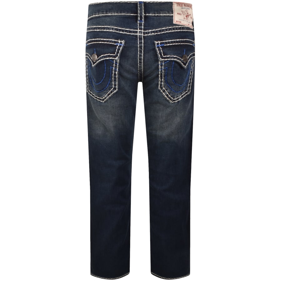 Image number 3 for True Religion Ricky T Flap Jeans Blue